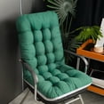 thumbnail image 1 of Solid Color Thickened Bench Cushion, Comfortable Winter Recliner Rocking Chair Cushion, Soft Butt Chair Pad, Suitable for Living Room Bedroom Patio Furniture, Green, 1pc, 1 of 6
