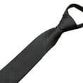 thumbnail image 1 of Solid Color Tie Adjustable Zipper Pretied Neckties For Daily Wear One Size Size Necktie For Men, 1 of 4