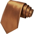 thumbnail image 1 of Solid Color Tie Mens Necktie for Business and Wedding, 1 of 7