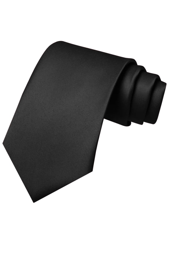 Solid Color Tie Mens Necktie for Business and Wedding