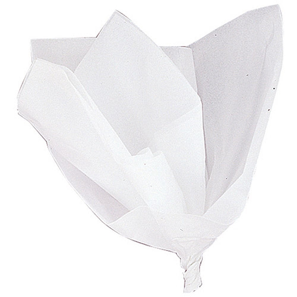 Solid Color Tissue Paper Sheets, 26 X 20in, White, 10ct (Pack of 32)