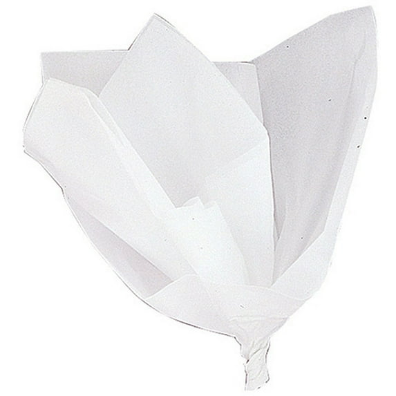 Solid Color Tissue Paper Sheets, 26 X 20in, White, 10ct (Pack of 3)