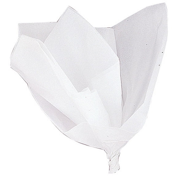 Solid Color Tissue Paper Sheets, 26 X 20in, White, 10ct (Pack of 6)