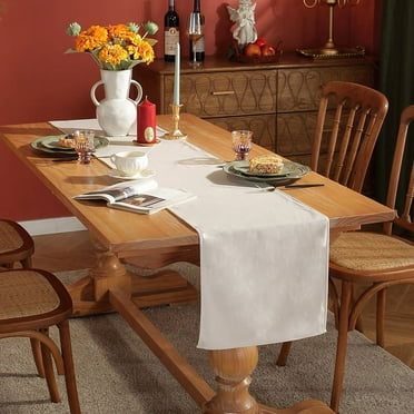 Solid Color Velvet Table Runner Long Dresser Scarves for Living Room, Coffee Table, Wedding, Parties