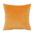 thumbnail image 1 of Solid Color Velvet Throw Pillow Cover Ultra Soft Decorative Large Lumbar Back Cushion Case Premium Home Decor Bedding Accessory Heavy Duty No Insert 16 x 16 Inch, 1 of 8