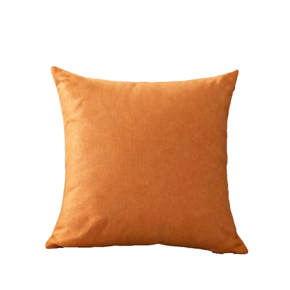 Waterproof Solid Decorative Throw Pillow Cover, Weather Resistant Fade Proof Wear Resistant Fabric, Hidden Zipper Washable Square Accent Cushion Shell