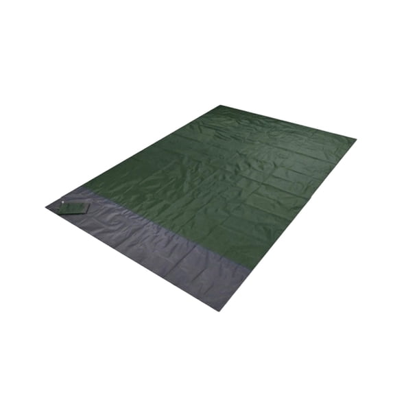 Solid Color Waterproof Picnic Mat, Portable Foldable Outdoor Camping Beach Blanket, Polyester Waterproof Picnic Mat