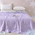 thumbnail image 1 of Solid Color Wavy Cooling Comforter Air Conditioning Quilt Soft Breathable Lightweight Summer Blanket for Bedroom 100x150cm, 1 of 8