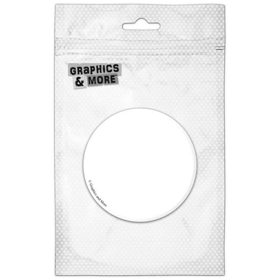 Solid Color White Pinback Button Pin Badge