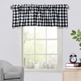 thumbnail image 1 of Solid Color Window Valance 54 Inch, Rod Pocket Curtain for Kitchen, Farmhouse Cottage Window Treatment, Light Blocking Polyester Valance for Living Room Bedroom Decor, 18 Inch Drop, 1 Panel, 1 of 6