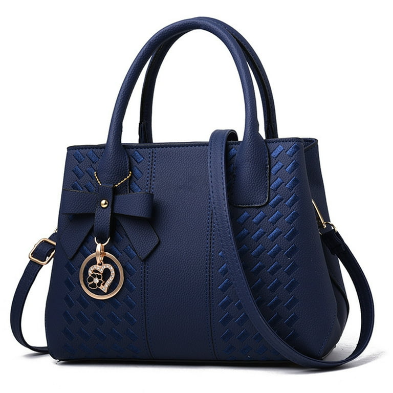Blue handbags for ladies discount