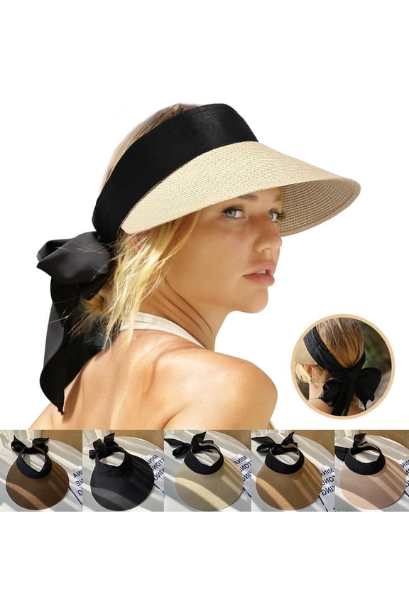 Solid Color Women Men Summer Western Cowboy Hat Shapeable Straw Hat Hollowed Out Sun Hat Relaxed Fit Wear