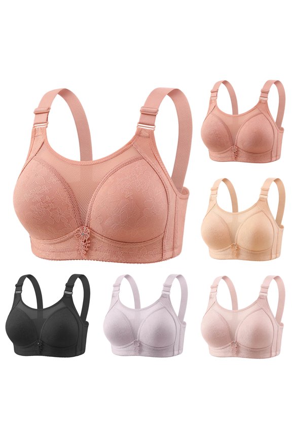 Solid Color Women's Strapless Bra, Seamless No Underwire, Lightweight Everyday Lingerie, Comfortable Maternity Sleepwear, Multiple Sizes Available #Beige,L