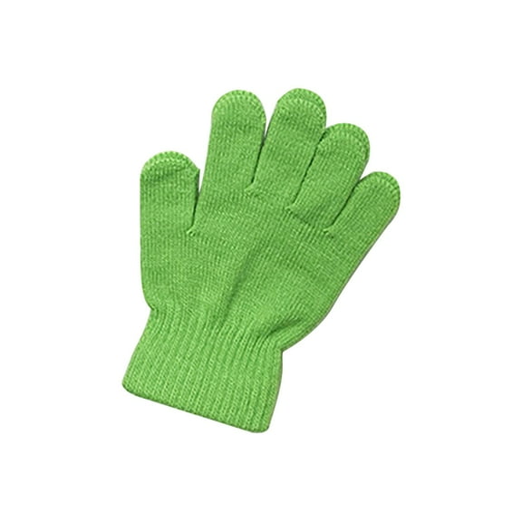 Solid Color Womens Gloves, E Knit Winter Gloves, Knit Winter Gloves for Women Cold Weather Comfortable Fit for Daily Sports & Outdoor Use, by Goohae