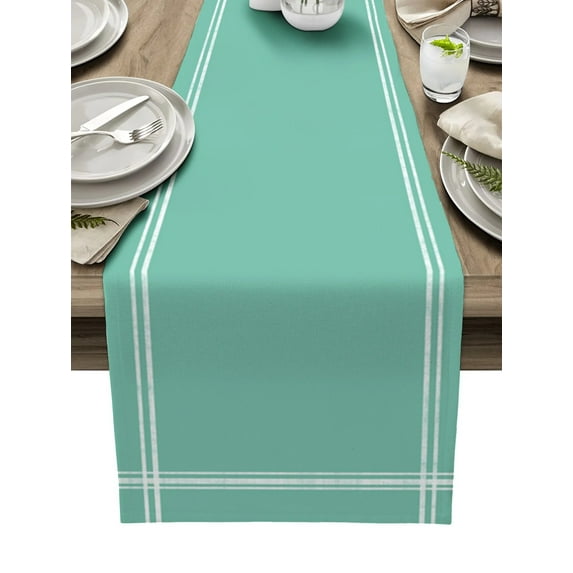 Solid Color Yellow Table Runner Home Wedding Decor Table Flag Mat Table Centerpieces Decoration Party Dining Long Tablecloth