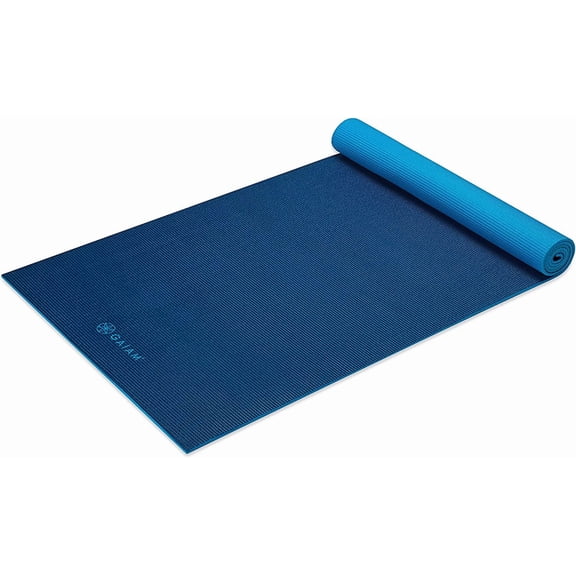 Solid Color Yoga Mat, Non Slip Exercise & Fitness Mat for All Types of Yoga, Pilates Floor Exercises