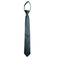 thumbnail image 1 of SpearPoint Apparel Solid Color Zipper Tie, Necktie, Modern Width, Pre-Tied, Adjustable, Discreet Zip-up - 18 inch (Dark Teal), 1 of 3