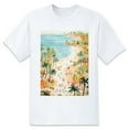 thumbnail image 1 of Solid ColorBeach Oversize T-shirts For Women Basic Plus Tees Baggy t Shirts, 1 of 5