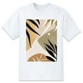 thumbnail image 1 of Solid ColorBoho Leaves Oversize T-shirts For Women Basic Plus Tees Baggy t Shirts, 1 of 5