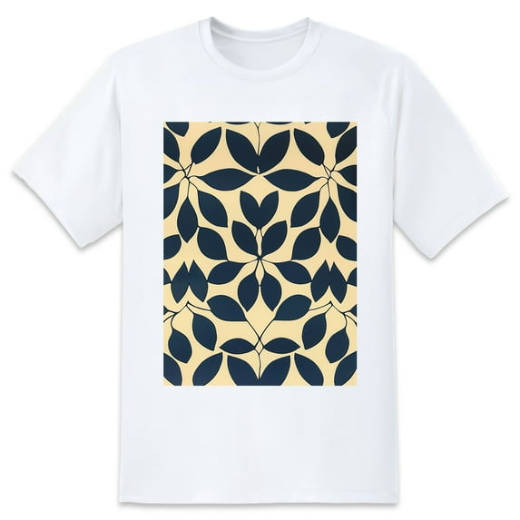 Solid ColorLeaves Oversize T-shirts For Women Basic Plus Tees Baggy t Shirts