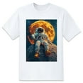 thumbnail image 1 of Solid ColorOuter Space Oversize T-shirts For Women Basic Plus Tees Baggy t Shirts, 1 of 5