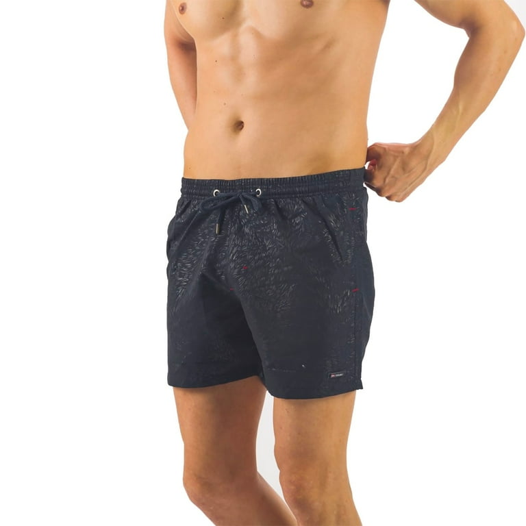 Solid Colored & Printed Quick Dry Summer Swim Trunks for Men