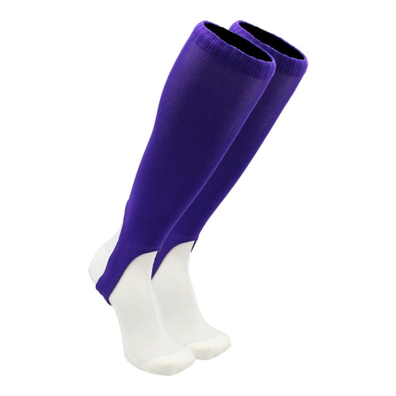 Solid Colored Baseball Stirrups Pattern A (Purple, Small)