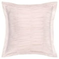 thumbnail image 1 of Rizzy Home 26" x 26" Cotton Voile Poly Filled Euro in Soft Pink, 1 of 2