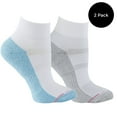 thumbnail image 1 of Solid Colored Half Cushion Compression Quarter Socks - Chevy Marl, 1 of 6
