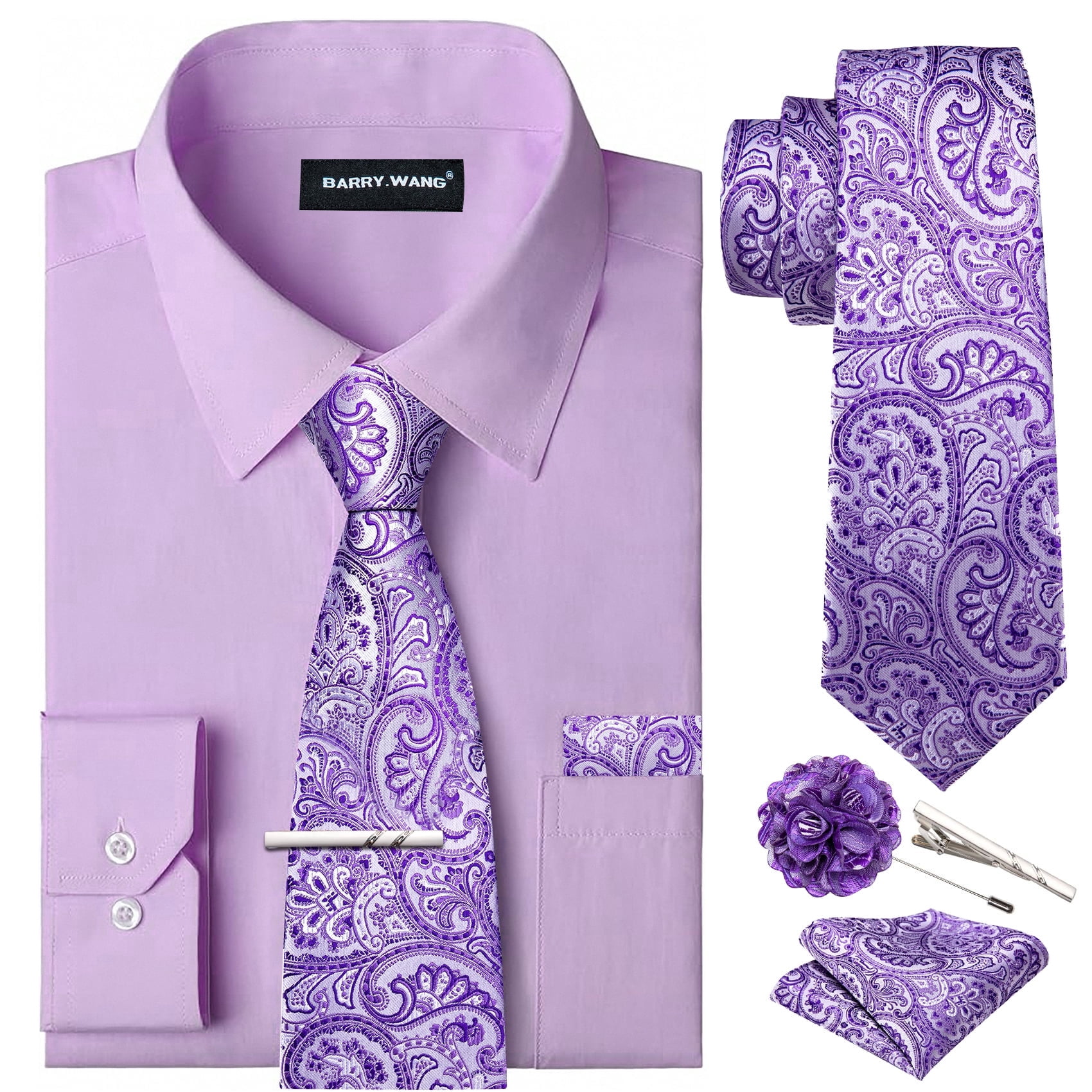 Lavender Purple and White