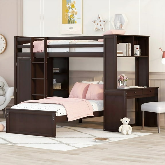 Solid Construction & Maximized Space Twin Loft Bed