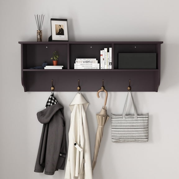 Solid Construction & Multiple Uses - Wall Shelf for Home Storage