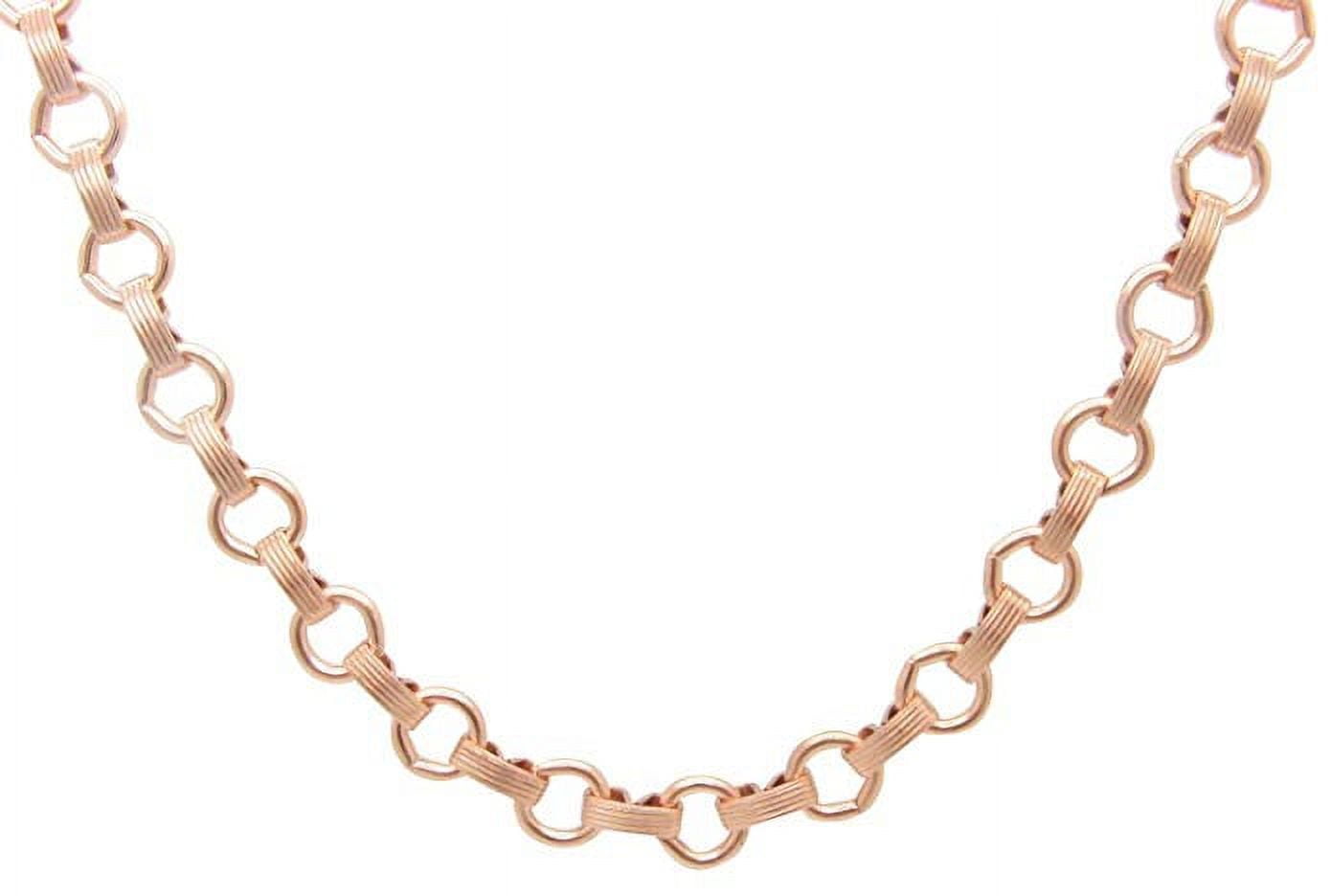 Solid Copper 16 Inch Chain CN679G - 5/16