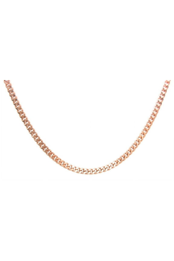 Solid Copper 18 inch chain CN760G - 3/16 of an inch wide