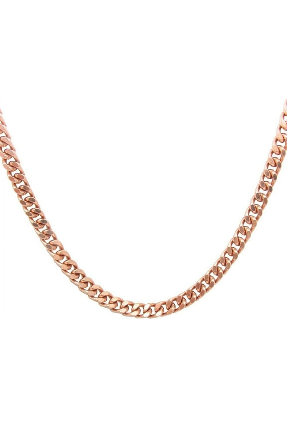 Solid Copper 20 inch chain CN651GG - 1/4 of an inch wide