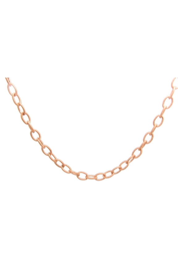 Solid Copper 22 inch chain CN621G - 3/16 of an inch wide.