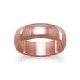 thumbnail image 1 of Solid Copper Band Ring 6mm Sizes 6-12 Made in the USA, 1 of 2