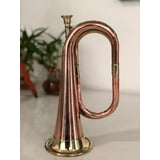 Solid Copper & Brass Bugle| US Military Cavalry Horn | Musical ...