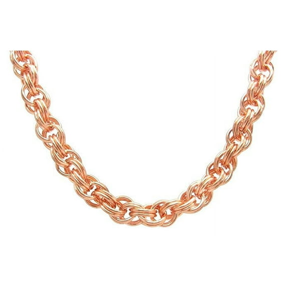Solid Copper Chain CN686G - 5/16" wide - Available in 16 to 30 inch lengths.