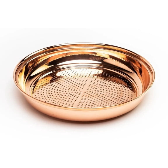 Solid Copper Colander 12" | Handmade Copper Kitchen Utensil