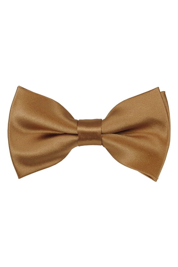 Solid Copper Men's Pre-Tied Bow Tie