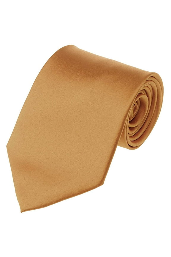 Solid Copper Traditional Men's Necktie