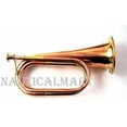 thumbnail image 1 of Solid Copper and Brass Bugle Navy Military Nautical Gift New, 1 of 3