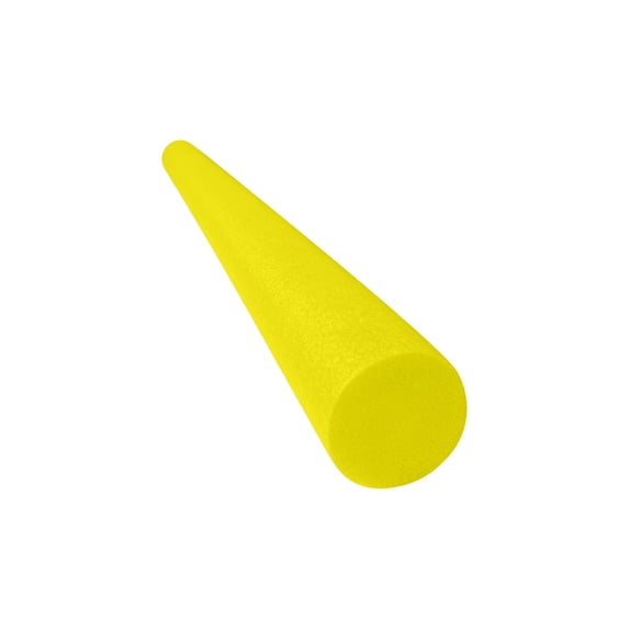 Solid Core Foam Noodle High Buoyancy Swim Float 3 x 59 in Durable EPE Pearl Rod for Water Training and Craft Projects Yellow 59Inch