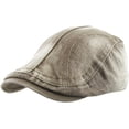 thumbnail image 1 of Solid Cotton Denim Gatsby Cap Mens Denim Hat Golf Driving Summer Cabbie Newsboy, 1 of 7