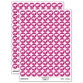 thumbnail image 1 of Solid Cow Farm Animal 200+ Round Stickers - Hot Pink - Matte Finish - 0.50" Size, 1 of 3