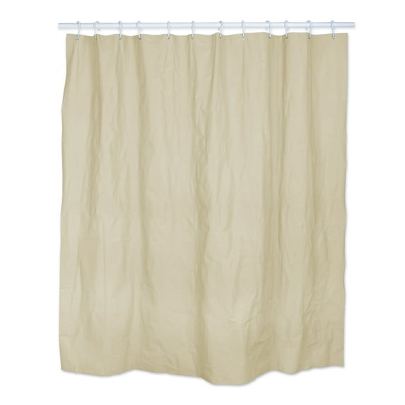 Solid Cream Shower Curtain