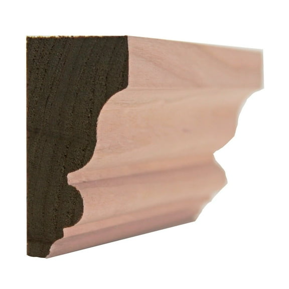 Solid Crown EWSC12, 1-1/8" x 2-1/4", Cherry, 95"