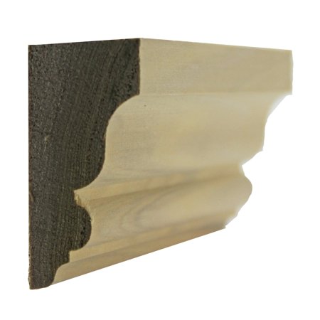 EWSC12 Solid Crown 2-1/4" High x 1-1/8" Deep Moulding. Unfinished