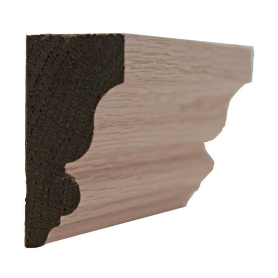 Solid Crown EWSC12, 1-1/8" x 2-1/4", Red Oak, 95"